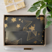 金エレガント星メリークリスマス 薄葉紙 (ギフト)