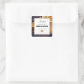 金エレガント理石製芸術的品 スクエアシール (バッグ)