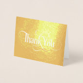 金エレガント箔ありがとう箔カード 箔カード (正面)