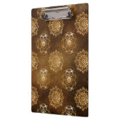 金エレガント箔と黒インディアン曼荼羅 クリップボード (左)