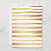 金エレガント箔クロス&リーフ《キリスト教》洗礼式や命名式 招待状 (裏面)