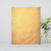 金エレガント箔テクスチャースクラップブック紙 (スタンド正面)