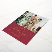 金エレガント箔ハッピーホリデーズクリスマス 箔シーズンカード (回転した状態)