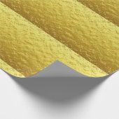 金エレガント箔バブルポットの金ゴールドセントパトリック ラッピングペーパー (角)