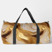 金エレガント箔フェイクとグリッター ダッフルバッグ (正面)