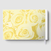 金エレガント箔幾何模様フローラ ゲストブック (裏面)