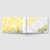 金エレガント箔幾何模様フローラ ゲストブック (全面)