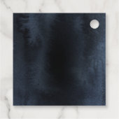 金エレガント箔水彩バー(ユダヤ教の)バル・ミツバー フェイバータグ (裏面)