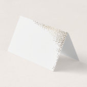 金エレガント箔結婚座席表 名刺 (正面)