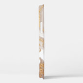 金エレガント色のベージュ色の液体大理石でグリッター Case-Mate iPhoneケース (裏面 / 右)