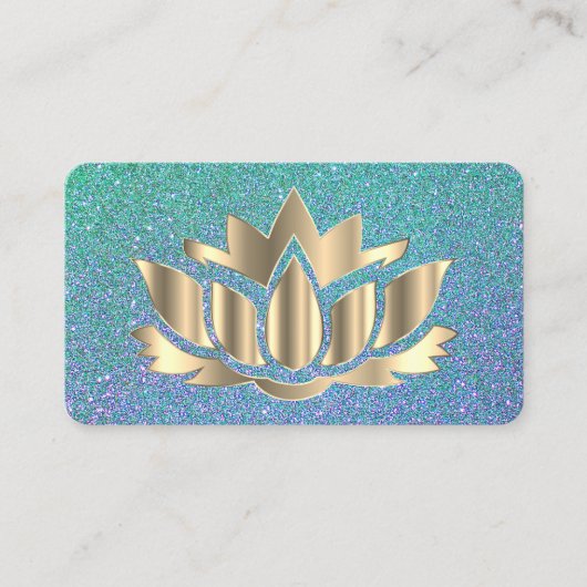 金エレガント蓮花ヨガビジネス 名刺 (正面)