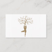 金エレガント蓮花ヨガビジネス 名刺 (正面)