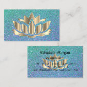 金エレガント蓮花ヨガビジネス 名刺 (正面/裏面)