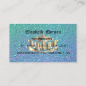 金エレガント蓮花ヨガビジネス 名刺 (裏面)