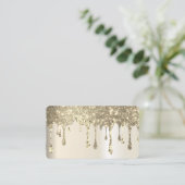 金エレガント蓮花ヨガビジネス 名刺 (スタンド正面)