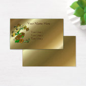 金エレガント褐色の花 (デスク)