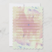 金エレガント金のクリスマスツ文字デザインリー カード (裏面)