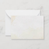 金エレガント金の母の日カード ノートカード (裏面)