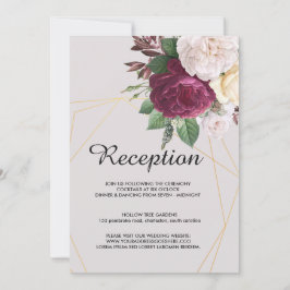 金エレガント金等式結婚式 招待状