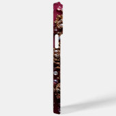 金エレガント金Eレターモノグラム Case-Mate iPhoneケース (裏面 / 右)