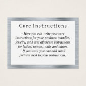 金エレガント銀指気に示カード (正面)