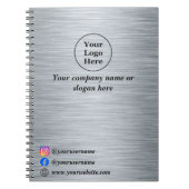 金エレガント銀 ノートブック (正面)