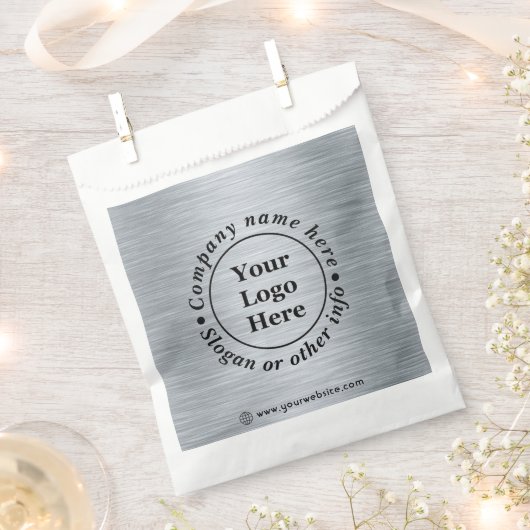 金エレガント銀 フェイバーバッグ (クリップ留めされた状態)