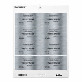 金エレガント銀 ラベル (フルシート)