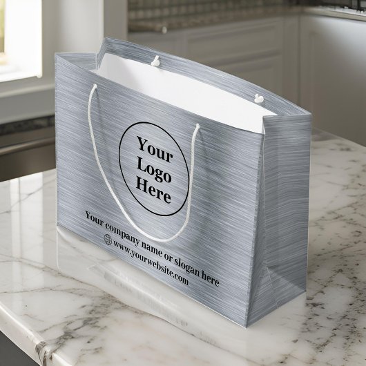 金エレガント銀 ラージペーパーバッグ