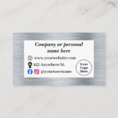 金エレガント銀 ロイヤリティカード (裏面)