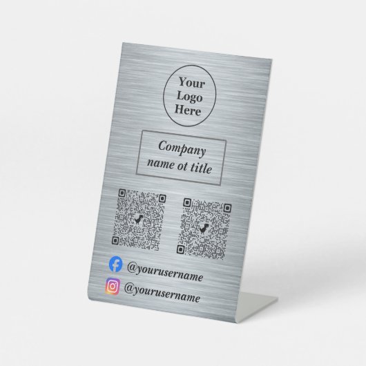 金エレガント銀 台座サイン (正面)