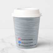 金エレガント銀 紙コップ (裏面)