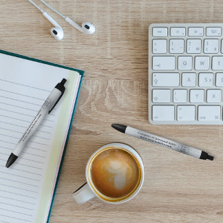 金エレガント銀 黒ボールペン