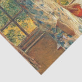 金エレガント魚の鉢を持つ女性(Childe Hasssam) 薄葉紙 (詳細)