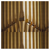 金オルガン管の生地 ファブリック (クローズアップ)