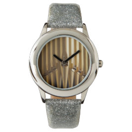 金オルガン管 腕時計