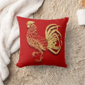 金オンドリの中国語 クッション (ブランケット)