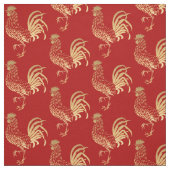 金オンドリ年の(占星術の)十二宮図の誕生日の生地 ファブリック (見本)