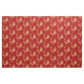 金オンドリ年の(占星術の)十二宮図の誕生日の生地 ファブリック (ファットクウォーター)