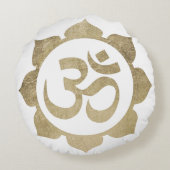 金オーム ラウンドクッション (裏面)