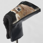 金オールディーズ ゴルフヘッドカバー (3/4 正面)