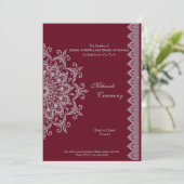 金カスタマイズ属銀ブルゴーニュインディアン 招待状 (スタンド正面)