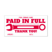 金カスタマイズ額を完納レンチ・セルフ・インク セルフインキングスタンプ (デザイン)