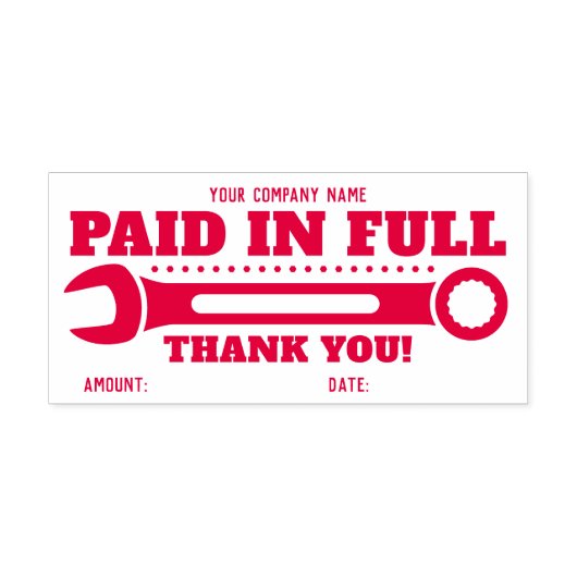 金カスタマイズ額を完納レンチ・セルフ・インク セルフインキングスタンプ (デザイン)