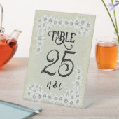 金カスタムモダン金フローラ台座標識 台座サイン (インサイチュ)