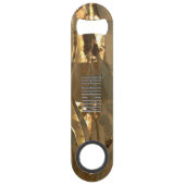 金カスタム箔速度ボトルオープナー スピード栓抜き (正面)