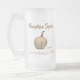 金カッコいいのパンプキンスパイス フロストグラスビールジョッキ