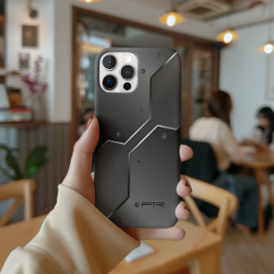 金カッコいい男らし属幾何デザイン Case-Mate iPhone 14 PROケース