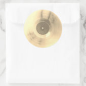 金カラフル属ビニールのレトロカバー ラウンドシール (バッグ)