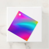 金カラフル属箔の贈り物ラベル フェイバータグ (インサイチュ)